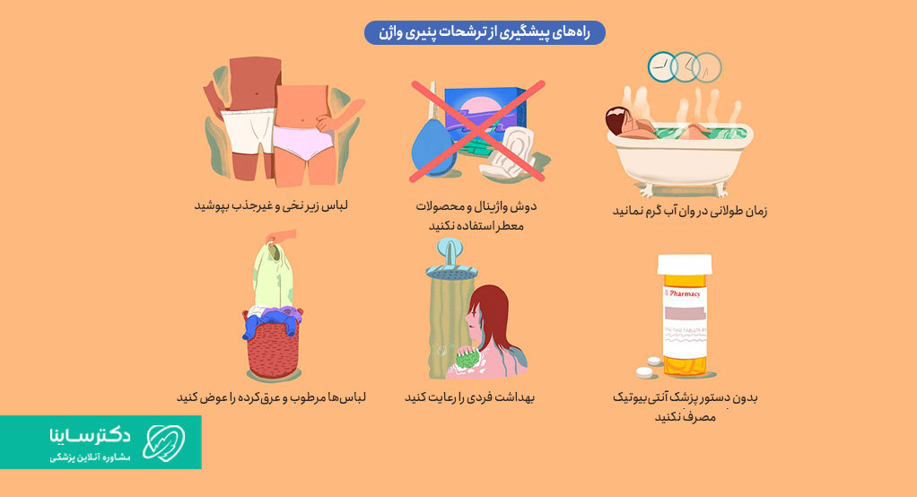 انواع روش‌های پیشگیری ترشح پنیری واژن