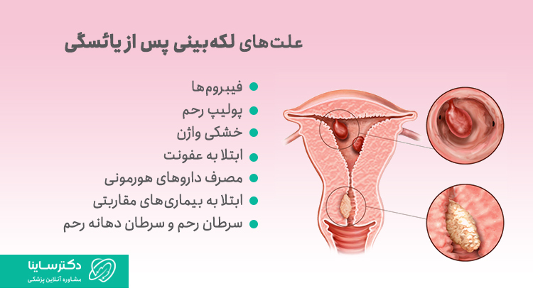 علل لکه‌بینی بعد از یائسگی