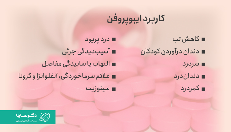 کاربرد ایبوپروفن
